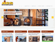 Tablet Screenshot of americanchimneysweepsinc.com